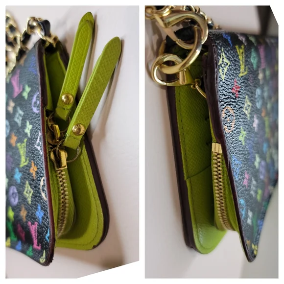 RARE LOUIS VUITTON X MURAKAMI 💯 Authentic Multicolor Ansoritto Long Wallet - Picture 11 of 14